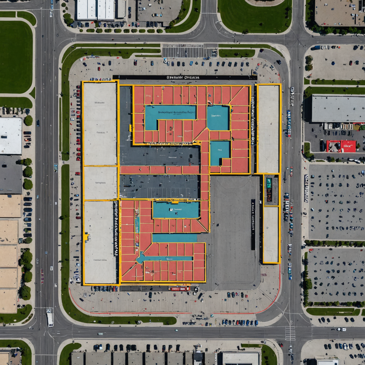 Map showing Salvatore's Pizza location at Bramalea City Centre Food Court, 25 Peel Centre Dr, Brampton, L6T 3R5, Canada. The map displays the shopping center layout with parking areas, main entrances, and the food court location on Level 2. Surrounding streets and landmarks are visible including major roads and nearby businesses in the Brampton area.